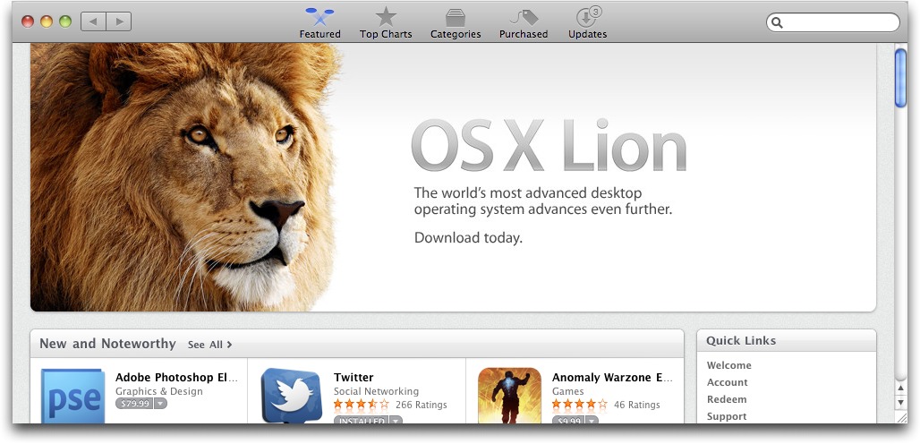 Mac App Store Lion Download Location